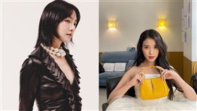 ▲IU，朴圭瑛。（圖／翻攝自IG，GUCCI提供）