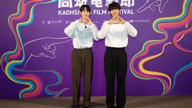 《第八感》林志燮（右）、吳俊澤今天出席高雄電影節。（圖／高雄電影節提供）