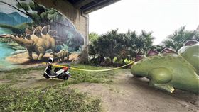 新北市，中和，華中橋，恐龍公園，浮屍
