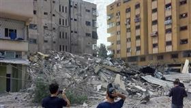 以色列反攻加薩走廊巴勒斯坦伊斯蘭主義運動組織哈瑪斯7日對以色列發動突擊，以色列反擊加薩走廊後，當地納薩爾區滿目瘡痍。（巴勒斯坦青年米克達提供）中央社記者施婉清開羅傳真  112年10月8日