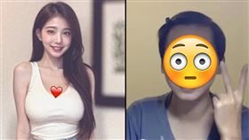 網紅「貓的戀愛史」身材火辣又漂亮，驚爆竟是男人。（圖／翻攝sggl1225 IG）