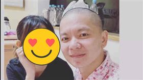 YTR老爸（右）及妻「新店蔡依林」。（圖／翻攝自IG）