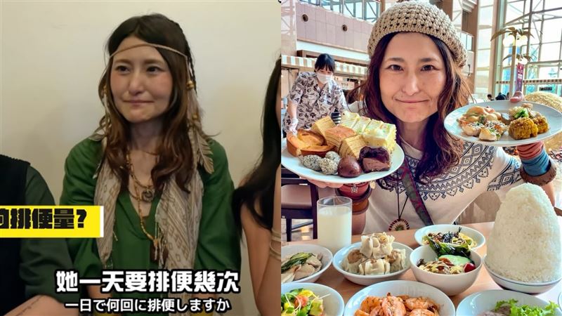 大胃王Angela佐藤來台　自爆驚人排便次數