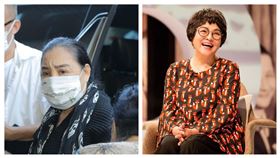 資深藝人陳盈潔因偽造有價證券罪遭判刑，今赴北檢報到入監服刑。（圖／記者楊澍攝影）