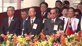 ▲國慶大會觀禮台柯文哲宋楚瑜