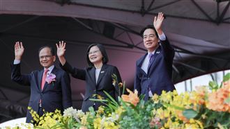 國慶演說講稿　蔡英文與賴清德有討論過