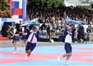 中華民國112年國慶國防部心理作戰大隊、陸軍專科學校，以及陸軍特戰指揮部，以「守護共好─We Are The Best」為主題進行聯合演出。（圖/記者邱榮吉攝影）