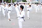 中華民國112年國慶跆拳道表演。（圖/記者邱榮吉攝影）