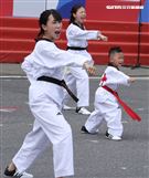 中華民國112年國慶跆拳道表演。（圖/記者邱榮吉攝影）