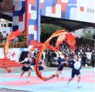 中華民國112年國慶國防部心理作戰大隊、陸軍專科學校，以及陸軍特戰指揮部，以「守護共好─We Are The Best」為主題進行聯合演出。（圖/記者邱榮吉攝影）