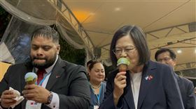 蔡英文、賴清德、諾魯總統出席國慶酒會（圖／記者高逸帆攝影）