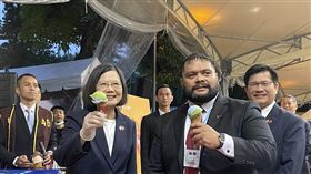 蔡英文、賴清德、諾魯總統出席國慶酒會（圖／記者高逸帆攝影）