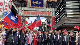 謝長廷慶雙十　喊中華民國萬歲、台日友好