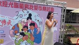 桌君澤挺肚主持。（圖／台灣優質生命協會提供）