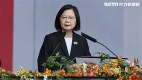 ▲112年國慶大會總統蔡英文演說（圖／記者邱榮吉攝影）