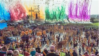 人潮炸裂迎太子！黃露瑤、草爺、大堡獻唱