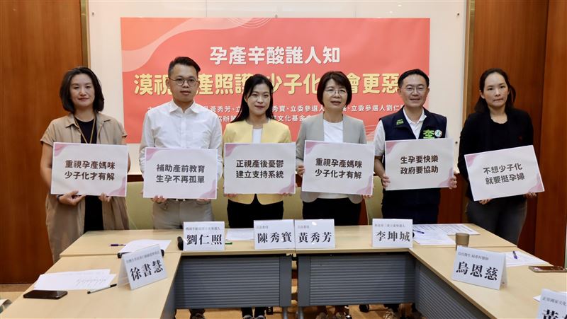 正國會立委曝孕產辛酸　提拉高生育率解方
