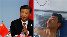 ▲男高喊「我是中國人」仍遭哈瑪斯射擊中彈！中共積極出頭，要當調停專家。（圖／翻攝自微博）鏡週刊