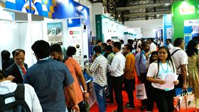 印度臺灣形象展參觀人潮踴躍。（圖／貿協提供）