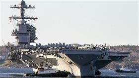核子動力航空母艦福特號（USS Gerald R. Ford），以色列，（圖／美聯社／達志影像）
