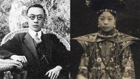 ▲淑妃文繡；溥儀（示意圖／翻攝自百度百科）