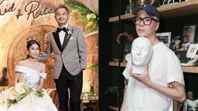 廖人帥曬出喜餅祝福KID。（圖／翻攝自廖人帥臉書）