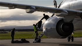 防以巴衝突擴大穩定區域局勢  英國空軍展開部署英國首相府12日宣布，皇家空軍已前往東地中海一帶展開部署，P-8「海神式」海上巡邏偵察機13日開始執行任務。（英國首相府提供）中央社記者陳韻聿倫敦傳真  112年10月13日