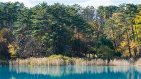 KKday推出「日本東北5日團體行」，可以玩雪、欣賞知名景點、品嚐米其林，優惠下殺每人折10,000元，圖為五色沼。（圖／品牌業者提供）