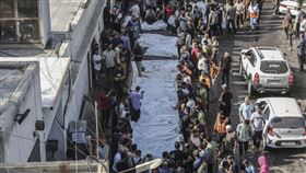 加薩走廊被炮擊（圖／美聯社／達志影像）