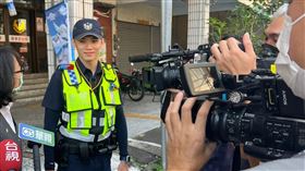 國慶焰火帥警本尊現身！警局認證：他單身,楊浩煜（圖／翻攝畫面）