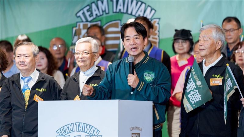赴台中造勢　賴清德喊話：8席立委全壘打