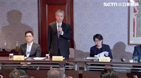 ▲藍白合會後記者會金溥聰黃珊珊