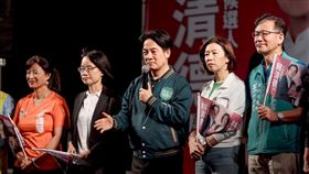 賴清德赴沙鹿出席林靜儀造勢晚會。（圖／賴清德辦公室提供）