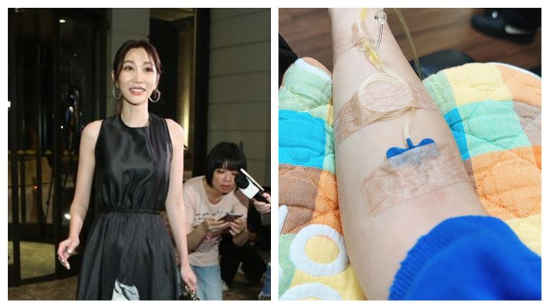 無預警入院吊點滴　曾莞婷莫名發燒吐病況