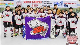 2023年台北城市盃少年冰球錦標賽，U14組冠軍台北銀色野獸。（圖／南野子國際整合行銷提供）