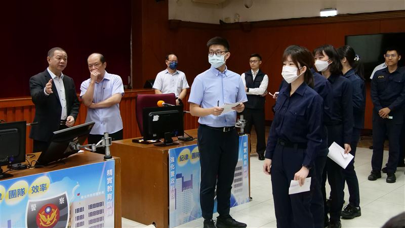 新北警增添生力軍　警大、警專畢業生報到