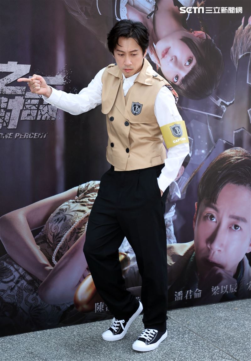 陳漢典出席《百分之一相對論》試映會。（記者邱榮吉/攝影）