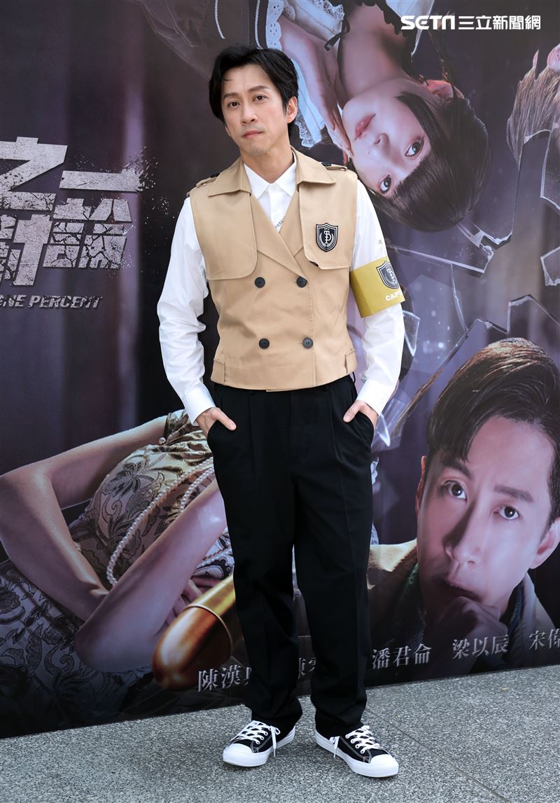 陳漢典出席《百分之一相對論》試映會。（記者邱榮吉/攝影）