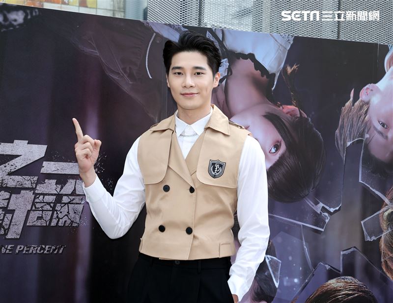宋偉恩出席《百分之一相對論》試映會。（記者邱榮吉/攝影）