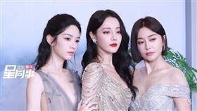 ▲迪麗熱巴、秦嵐和周也。（圖／翻攝自微博）