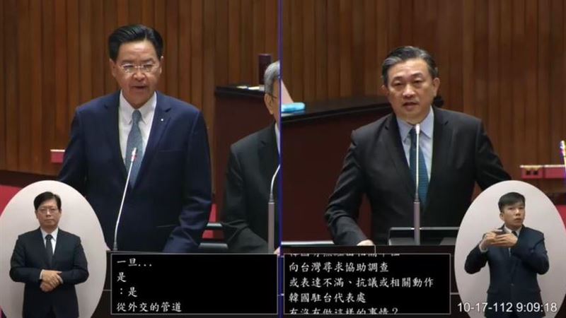 潛艦洩密恐影響他國助台？吳釗燮回應了