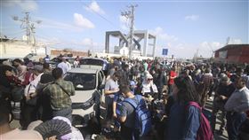 加薩走廊接壤埃及的拉法（Rafah）邊境關卡。（圖／美聯社／達志影像）
