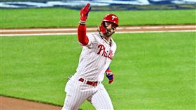 ▲12年大聯盟生涯，哈波（Bryce Harper）首次在生日當天開轟。（圖／路透社／達志影像）