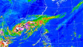 台灣西南方海域熱帶低壓、三巴颱風（圖／翻攝自「台灣颱風論壇｜天氣特急」臉書）
