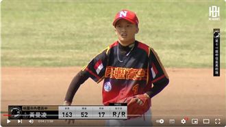 黑豹旗驚見女大谷　黃曼凌6局飆8K還敲安