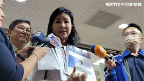 ▲周玉蔻再次出庭，仍否認犯罪並希望和解。張淑娟庭後痛批無法無天。（圖／記者楊佩琪攝）