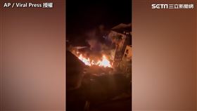 加薩醫院被轟釀500死（圖／AP / Viral Press 授權）