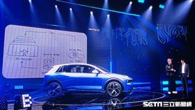 NVIDIA（輝達）創辦人黃仁勳站台鴻海科技日。（圖／記者王翊綺攝影）