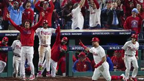 ▲費城人連2戰敲3轟，國聯冠軍賽2：0領先響尾蛇。（圖／美聯社／達志影像）