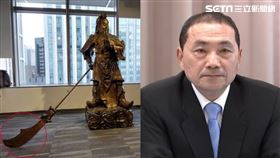 關公青龍刀墜地,侯友宜,（合成圖／記者陳怡潔攝影、資料照）